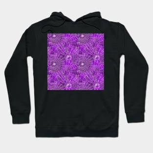 Spider Webs Royal Purple Hoodie